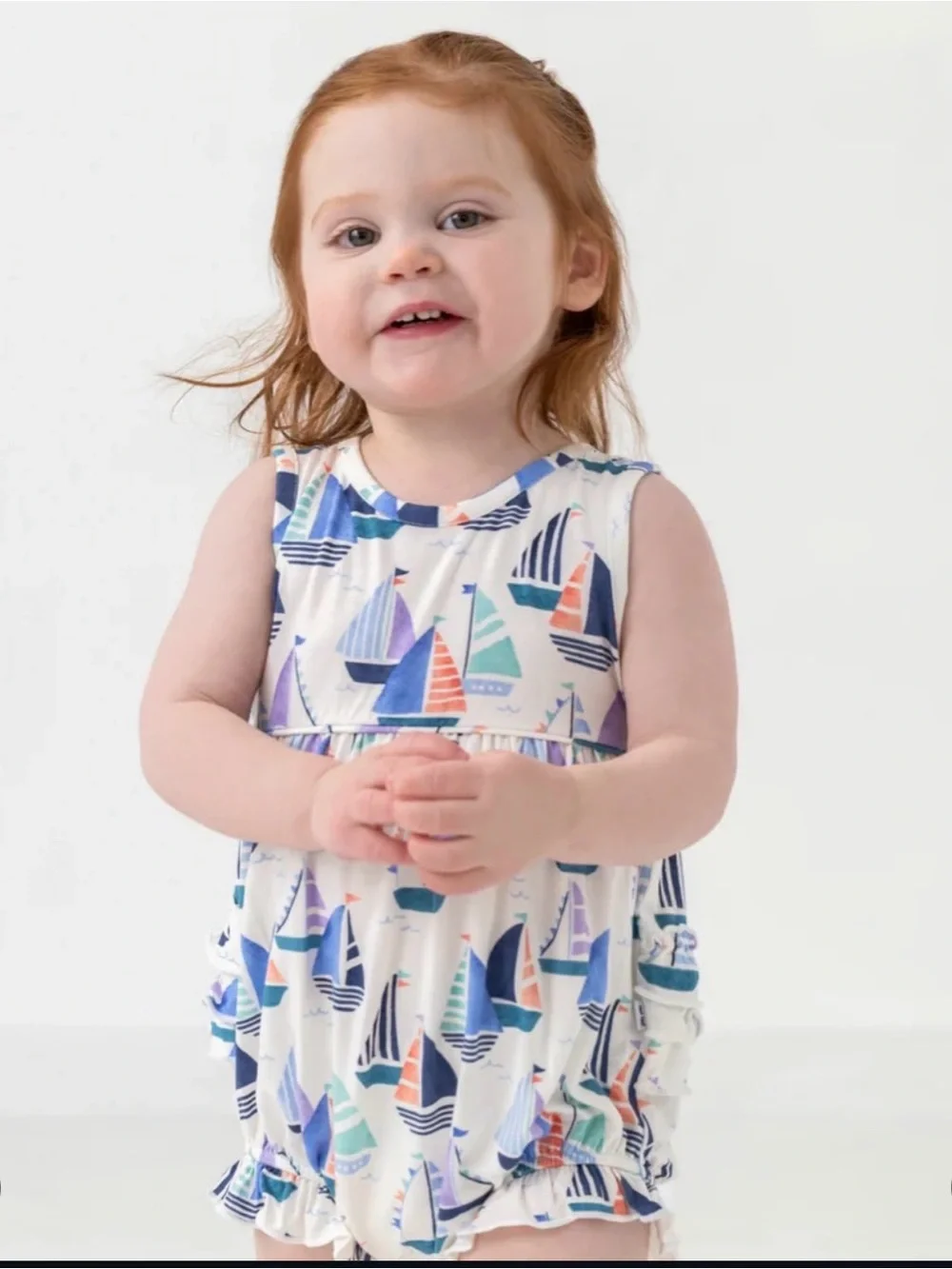 Set of 2 Little Sleepies Bubble Rompers 18-24M NIB Seas the Day & Coloring Crew